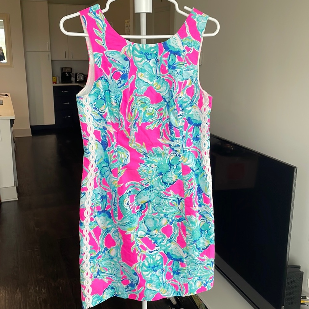 Lilly Pulitzer Lobster in love shift dress